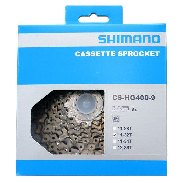 Load image into Gallery viewer, Shimano cassette 9V 11-32 CS-HG400 Deore CSHG4009132