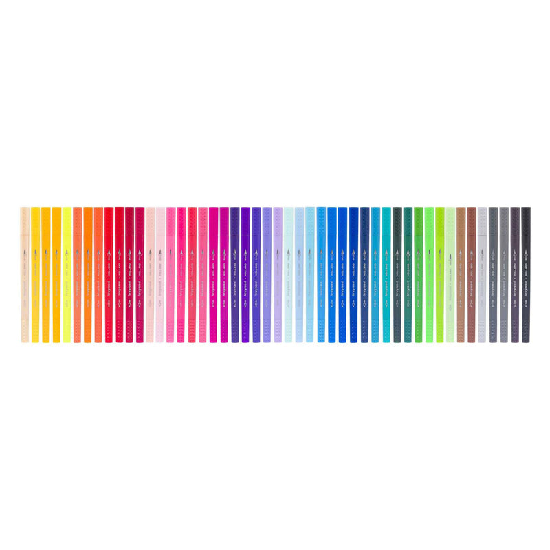 Laden Sie das Bild in Galerie -Viewer, Bruynzeel creatives fineliner brushpen set 48 kleuren