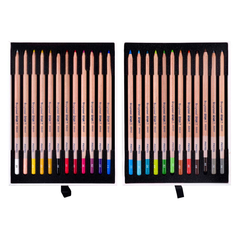 Afbeelding laden in galerijviewer, Bruynzeel design pastelpotlood box | 24 kleuren