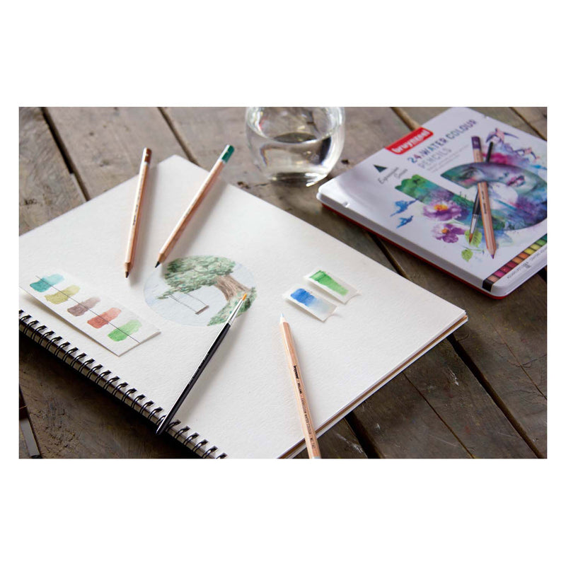 Afbeelding laden in galerijviewer, Bruynzeel expression aquarelpotloden blik 24