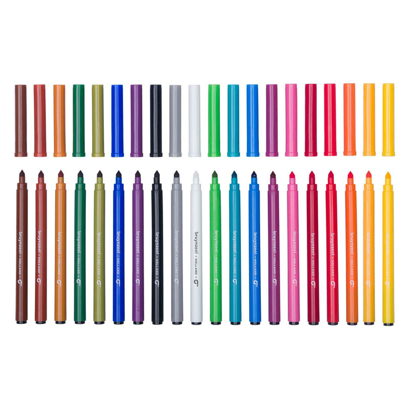Load image into Gallery viewer, Bruynzeel kids super point viltstiften set, 20 kleuren