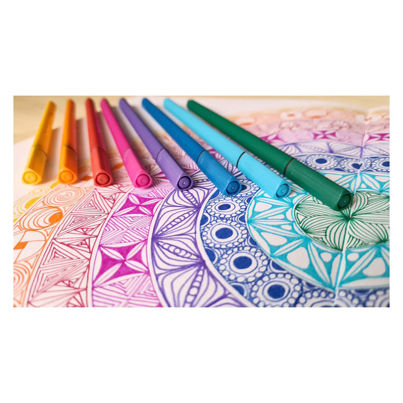 Chargez l'image dans la visionneuse de la galerie, Bruynzeel teens 12 fineliners met driekantige grip