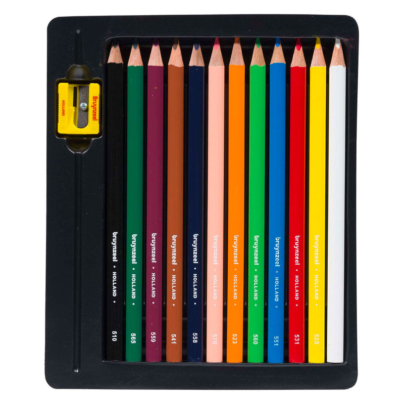 Load image into Gallery viewer, Bruynzeel kids triple kleurpotloden set 12