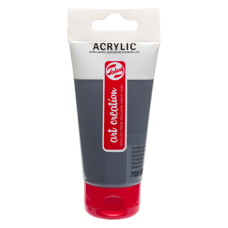 Load image into Gallery viewer, Talens art creation acrylverf tube 75ml paynesgrijs 708