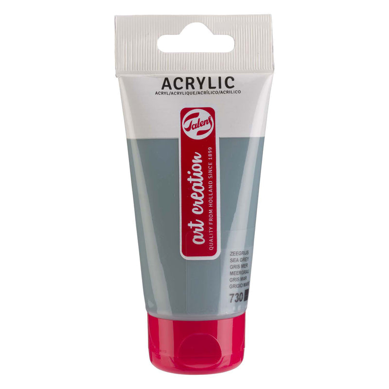 Load image into Gallery viewer, Talens art creation acrylverf tube 75ml zeegrijs 730