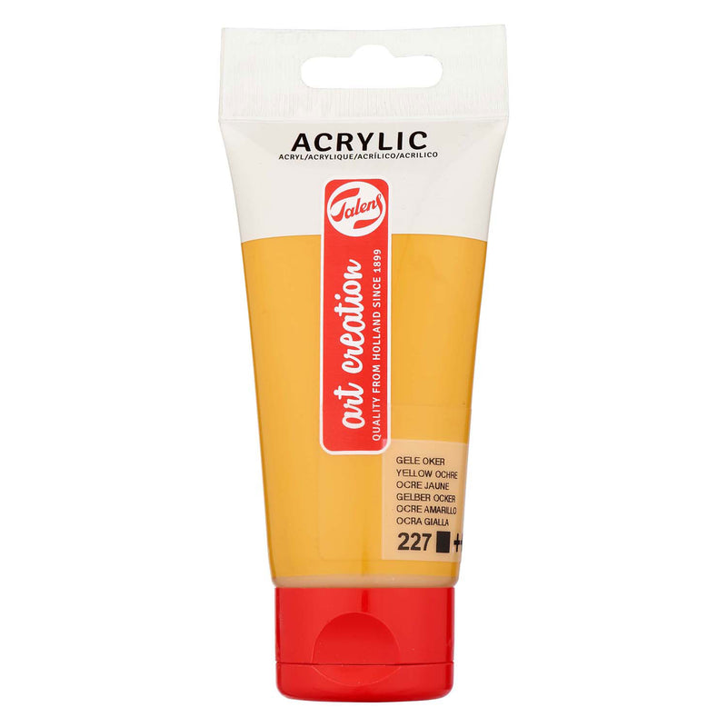 Load image into Gallery viewer, Talens art creation acrylverf tube 75ml gele oker 227