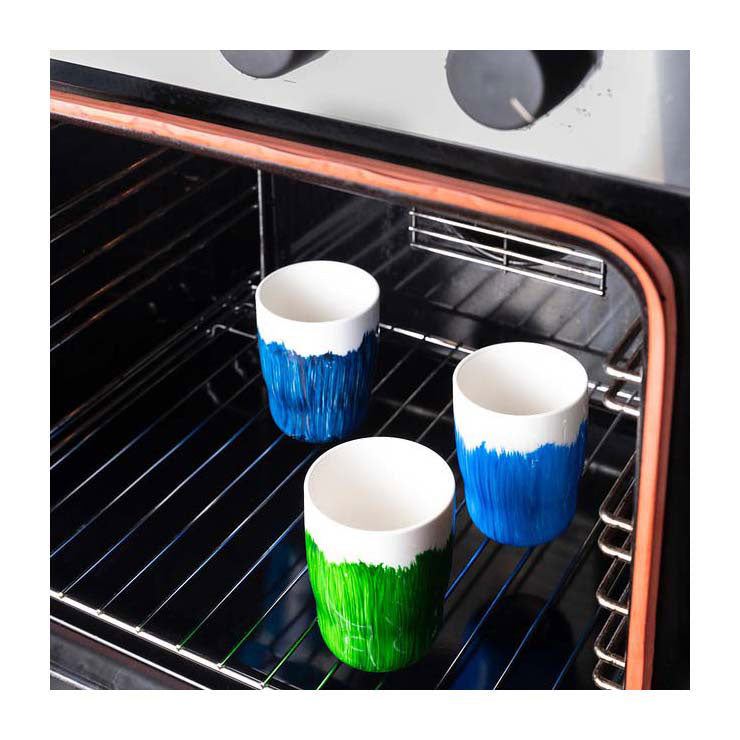 Chargez l'image dans la visionneuse de la galerie, Talens art creation glas porselein transparant set 4 x 30 ml blauw
