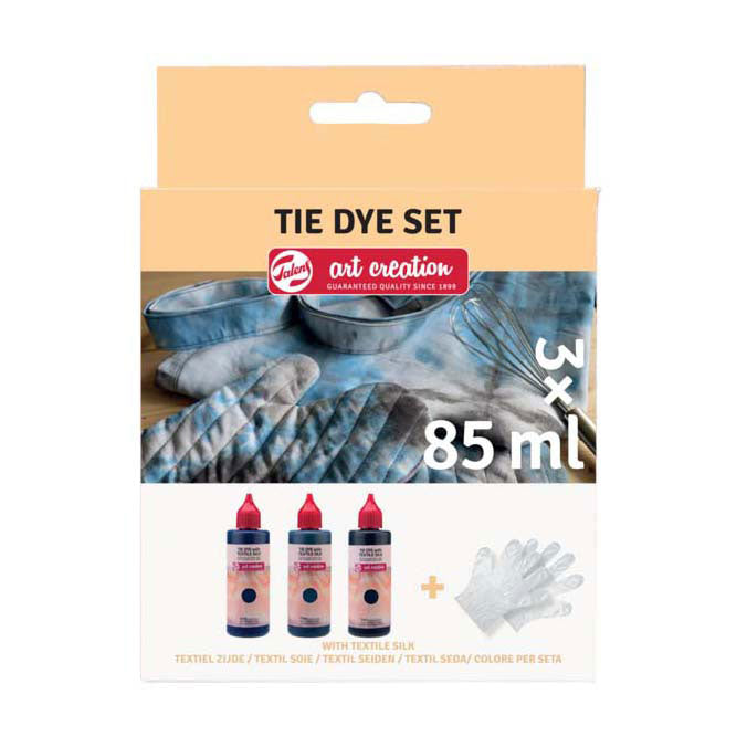 Load image into Gallery viewer, Talens art creation tie-dye set zwart, 3x85 ml