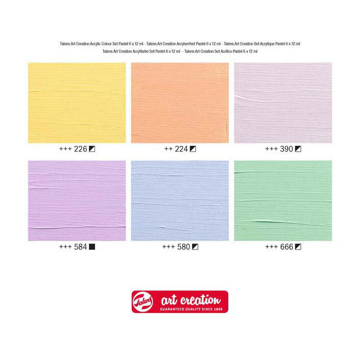 Load image into Gallery viewer, Talens art creation acrylverf set pastel, 6x12ml