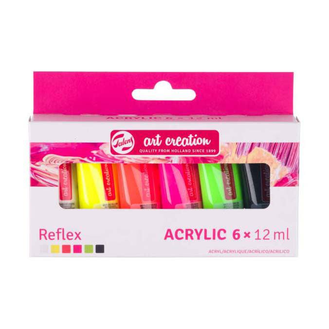 Chargez l'image dans la visionneuse de la galerie, Talens art creation acrylverf set reflex | 6 x 12 ml