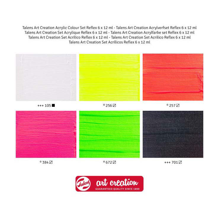 Afbeelding laden in galerijviewer, Talens art creation acrylverf set reflex | 6 x 12 ml