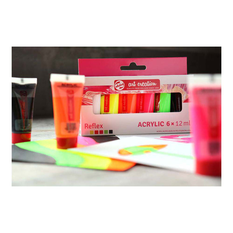 Afbeelding laden in galerijviewer, Talens art creation acrylverf set reflex | 6 x 12 ml