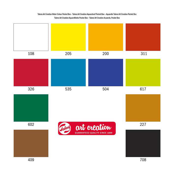Afbeelding laden in galerijviewer, Talens art creation aquarelverf pocket box