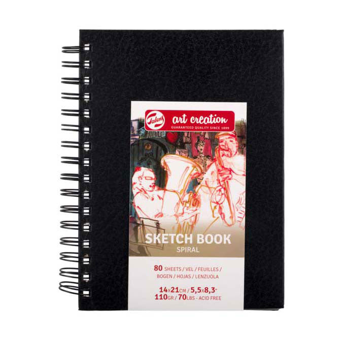 Load image into Gallery viewer, Talens art creation schetsboek spiraal 14x21cm 110 g 80v