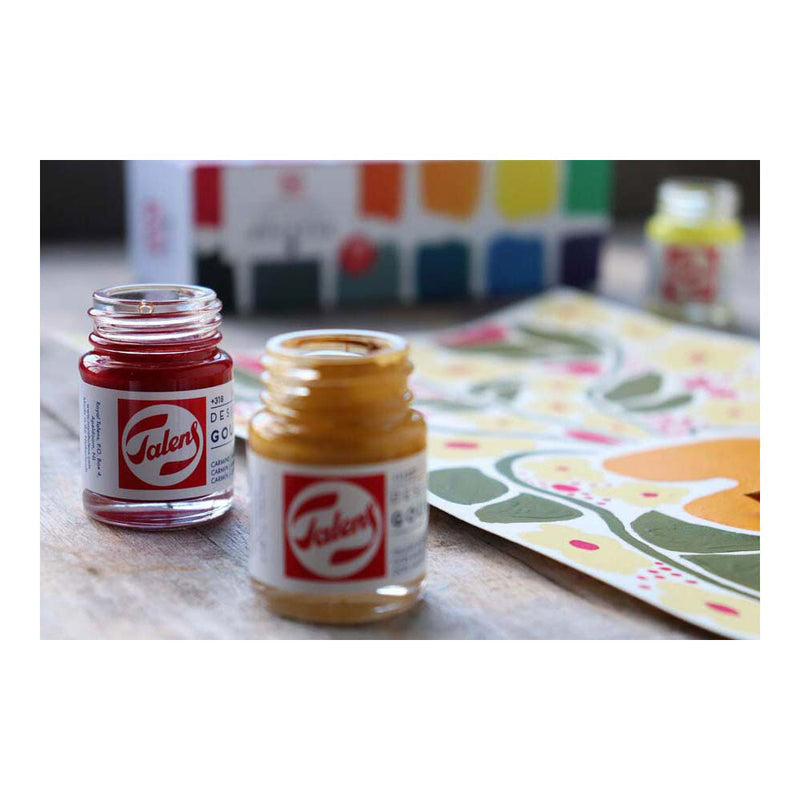 Afbeelding laden in galerijviewer, Talens gouache extra fijn set, 10x16ml flacons