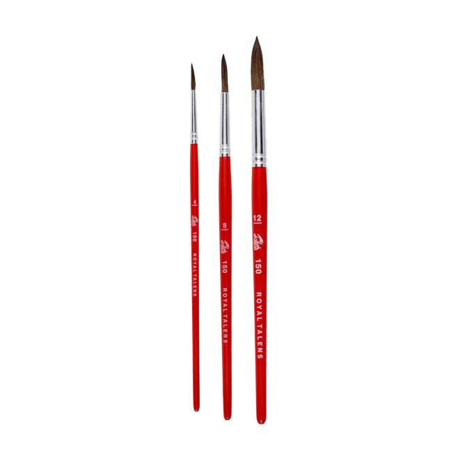Load image into Gallery viewer, Talens aquarelverf penselen set serie 150 150 3
