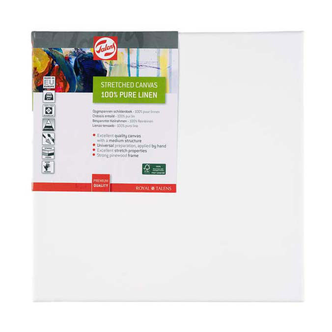 Load image into Gallery viewer, Talens schildersdoek linnen 30x30cm