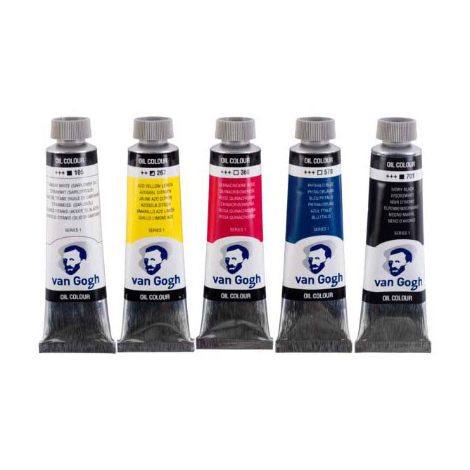 Load image into Gallery viewer, Van gogh olieverf primaire mengset, 5x40ml