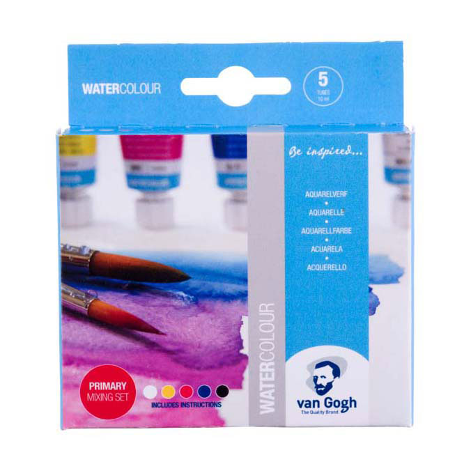 Afbeelding laden in galerijviewer, Van gogh aquarelverf primaire mengset | 5 x 10 ml tubes
