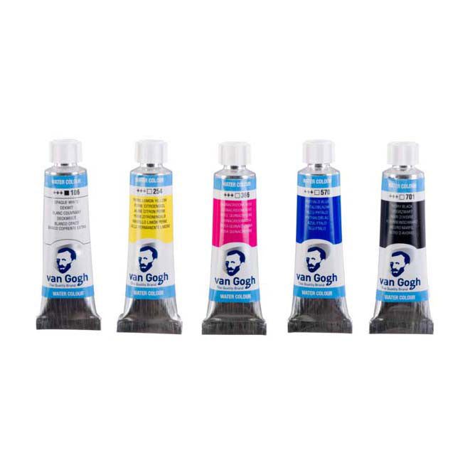 Load image into Gallery viewer, Van gogh aquarelverf primaire mengset, 5x10ml tubes
