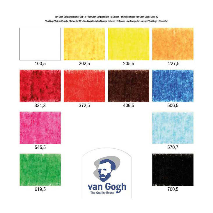 Load image into Gallery viewer, Bruynzeel van gogh softpastels starterset met 12 kleuren