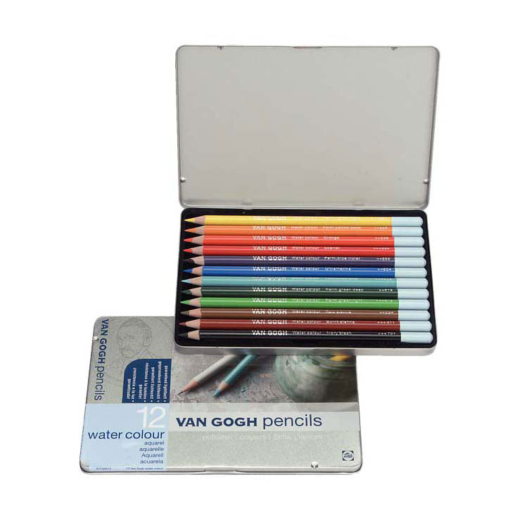 Load image into Gallery viewer, Bruynzeel van gogh starterset aquarelpotloden met 12 kleuren