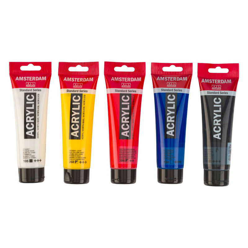 Load image into Gallery viewer, Amsterdam standard series acrylverf mengset 120ml, 5dlg.