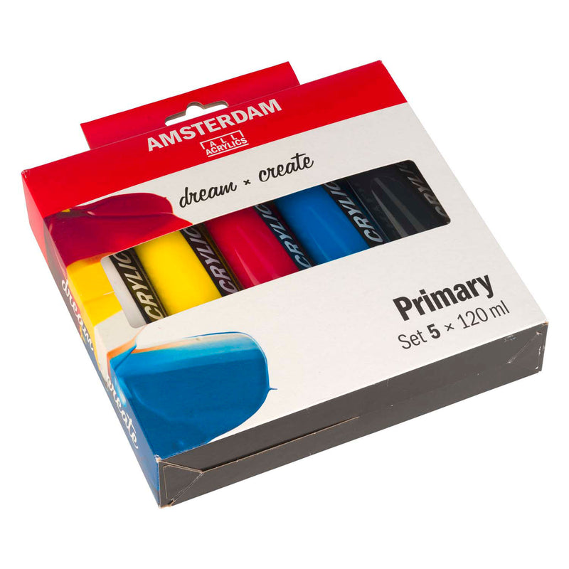 Load image into Gallery viewer, Bruynzeel amsterdam standard series acrylverf primaire set 120ml, 5dlg.