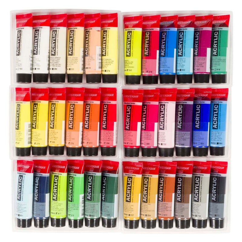 Load image into Gallery viewer, Amsterdam standard series acrylverf algemene selectie set 20ml, 36dlg.
