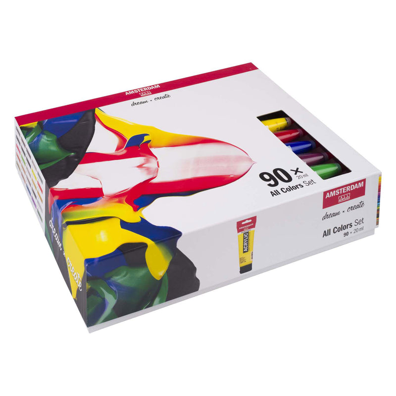 Load image into Gallery viewer, Bruynzeel amsterdam standard series acrylverf complete collectie set 20ml, 90dlg.