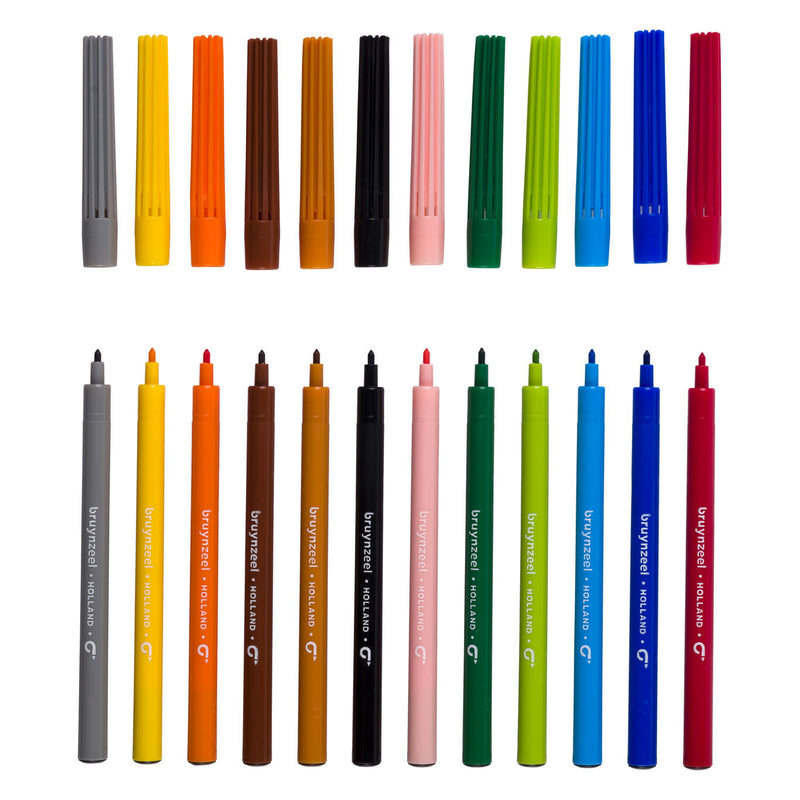 Load image into Gallery viewer, Bruynzeel kids viltstiften, 12st.