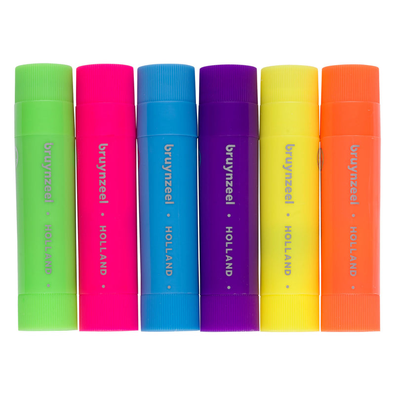 ギャラリービューアに画像をロードする, Bruynzeel plakkaatverf sticks set neon | 6 kleuren