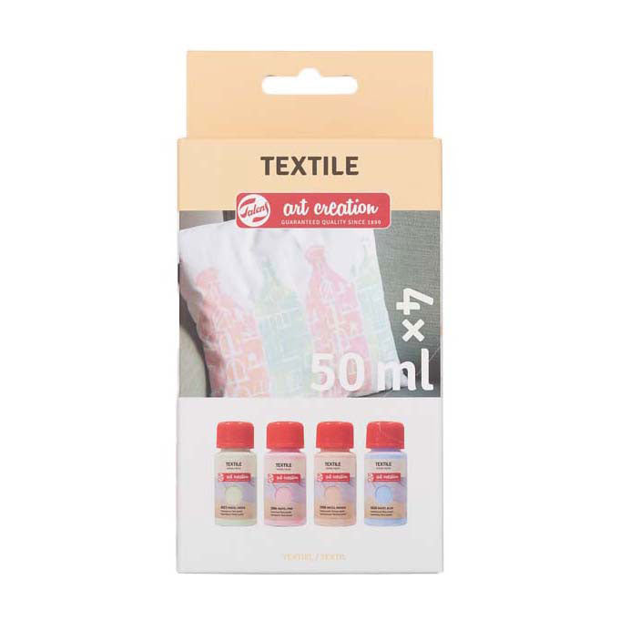 Load image into Gallery viewer, Talens art creation textielverf pastel 4x50ml