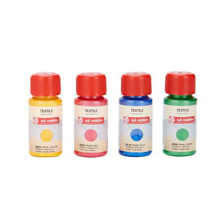 Afbeelding laden in galerijviewer, Talens art creation textielverf parel 4x50ml
