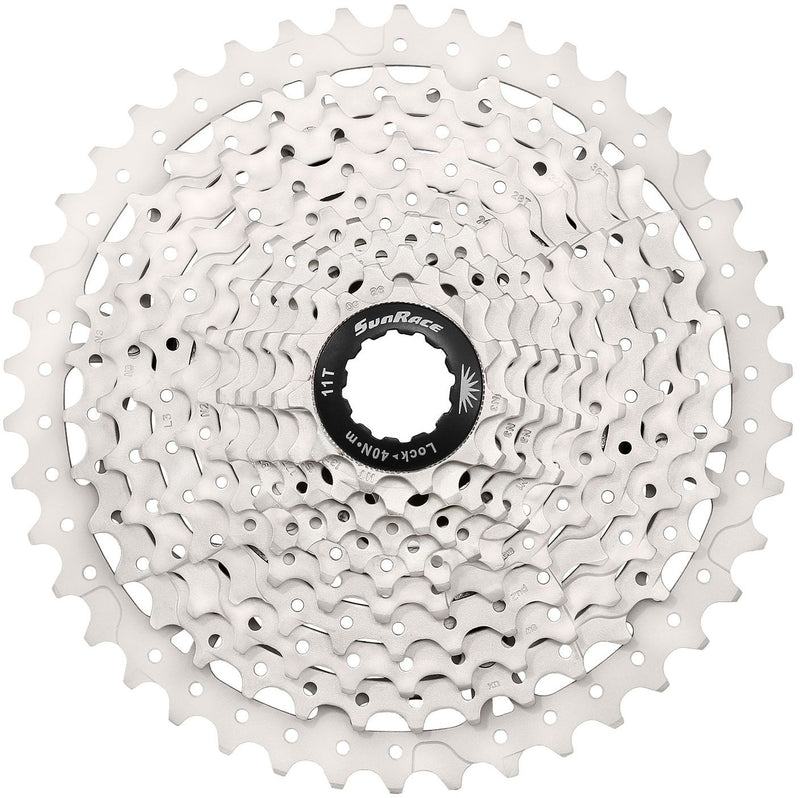 Load image into Gallery viewer, SunRace 10 speed cassette 11-40 t csms3 zilver