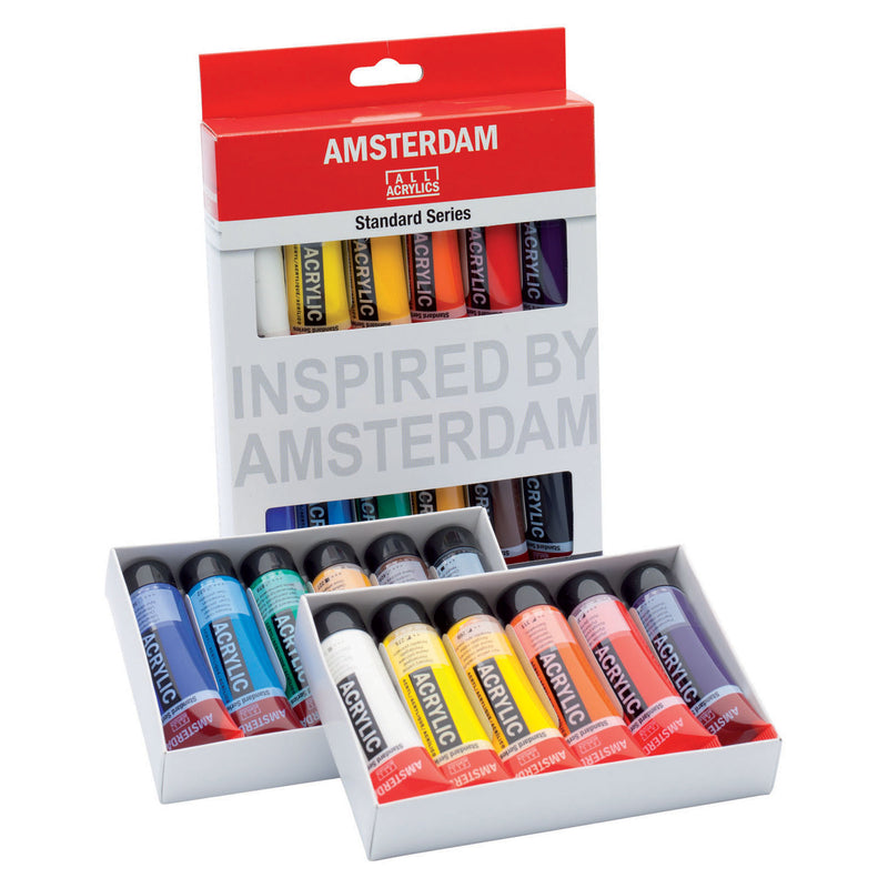ギャラリービューアに画像をロードする, Amsterdam standard series acrylverf algemene selectie set | 12 × 20 ml