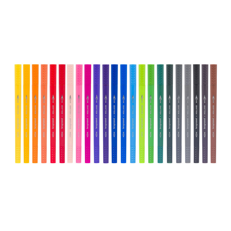 Load image into Gallery viewer, Bruynzeel fineliner brushpennen, 24st.