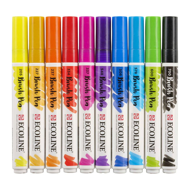 Load image into Gallery viewer, Talens ecoline brush pen, 10st.