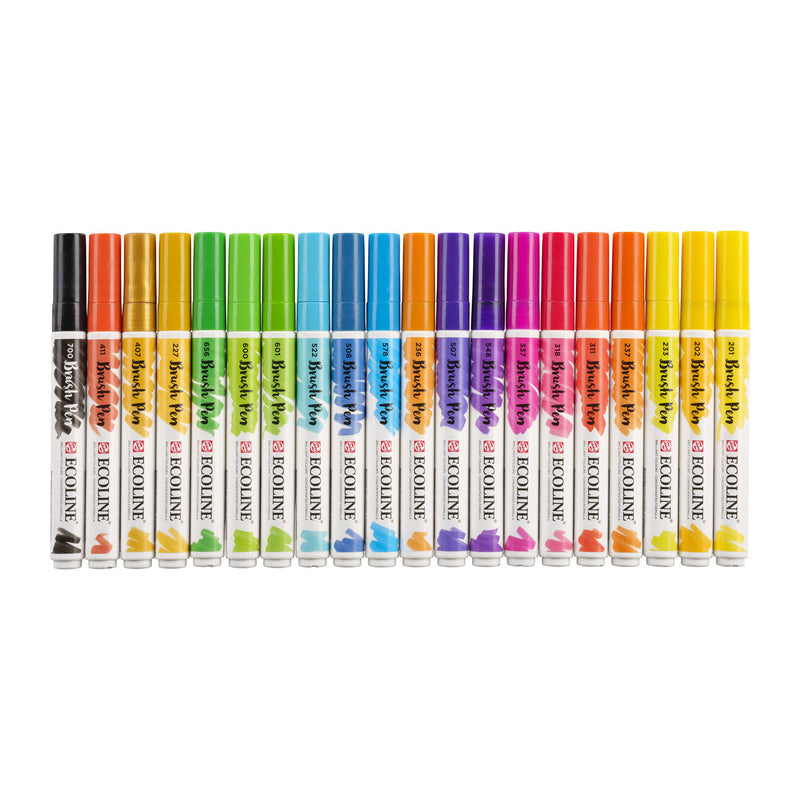 Load image into Gallery viewer, Talens Ecoline Brush Pen, 20st.