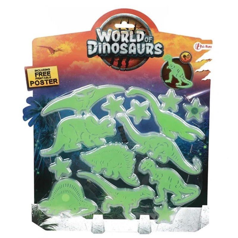 Load image into Gallery viewer, Toi-toys world of dinosaurs glow in the dark dinos