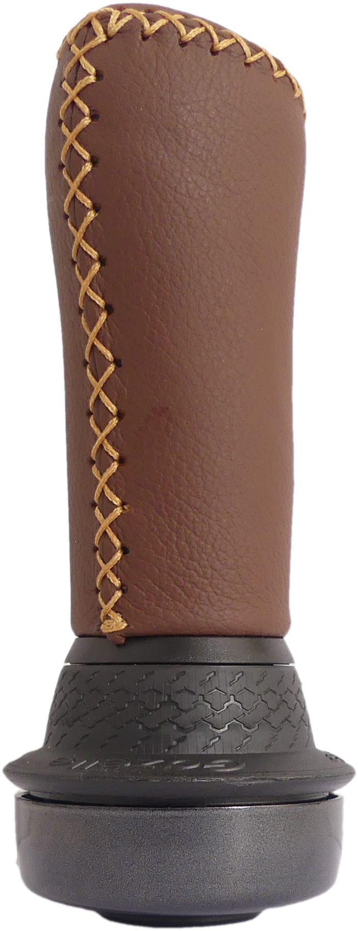 Load image into Gallery viewer, Gazelle Aero handvat met draaibel, 145mm, bruin zwart