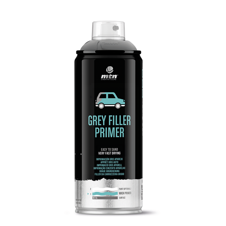 Afbeelding laden in galerijviewer, Mtn 1070487 - pro grey filler primer: grey filler primer | 3 stuks