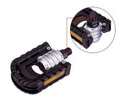 Load image into Gallery viewer, Vouwpedalen Union Sp-151N Aluminium Zilver