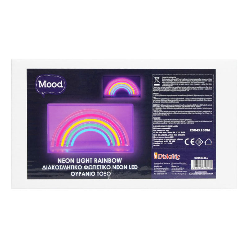 Load image into Gallery viewer, Neonlamp regenboog 23x4x13 cm