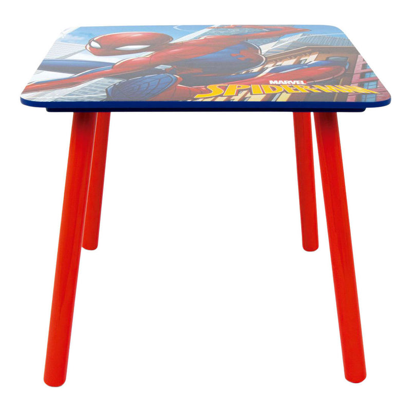 Laden Sie das Bild in Galerie -Viewer, Set houten tafel met twee stoelen spiderman