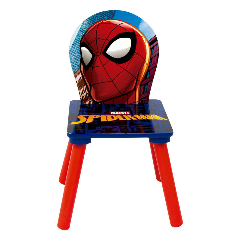 Laden Sie das Bild in Galerie -Viewer, Set houten tafel met twee stoelen spiderman