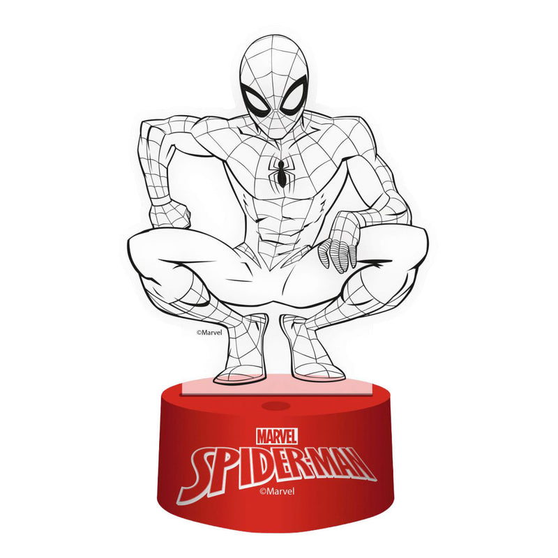 Afbeelding laden in galerijviewer, 3d lamp met afstandbediening spiderman