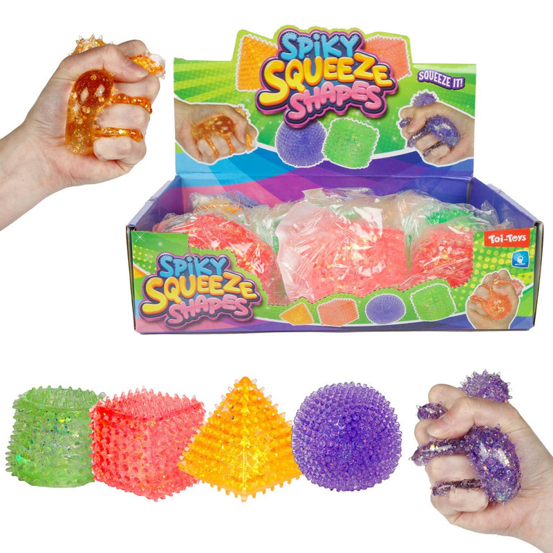Load image into Gallery viewer, Toi-toys fun textuurknijpbal geometric 5cm