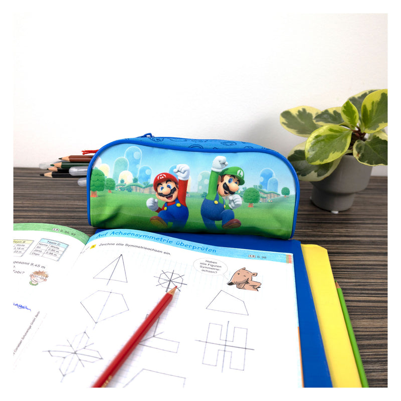 Afbeelding laden in galerijviewer, Kids licensing super mario etui voor kinderen - super mario schoolspullen