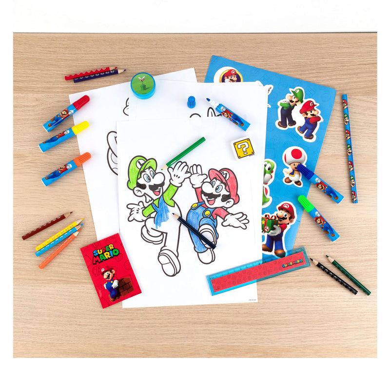Load image into Gallery viewer, Kids Licensing Super Mario Stationery Set Tower, 35dlg.